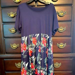 NWOT Dress from Amazon-2XL-TTS-Fitted at waist and flares